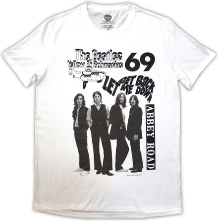 The Beatles - 1969 Heren T-shirt - M - Wit