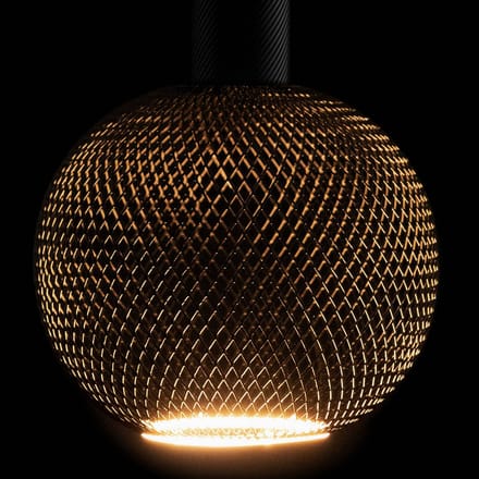 Segula LED Floating Cage zwart G180 E27 5W 2.200 K dimbaar