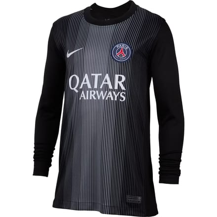 Nike T-shirt PSG Goalkeeper Stadium 2025/26 Zwart - Maat M