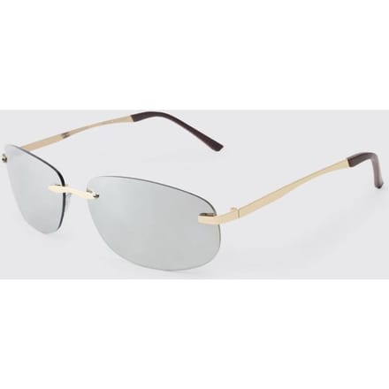 Ovale Getinte Zonnebril | Gold