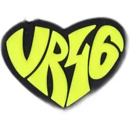 Sleutelhanger met bliksemprint VR46