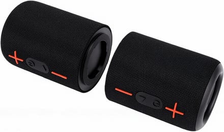 Splitsbare Bluetooth Luidspreker - Draagbare Speaker - Muziek Luisteren - 20W Krachtig Geluid - 210 x 75 mm - Zwart