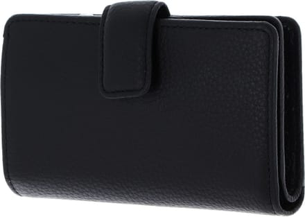 GIANNI CHIARINI Portemonnee Grain Wallet Nero Zwart