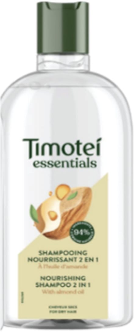 Timotei shampoo droog haar 750ML 2 In 1 amandelolie