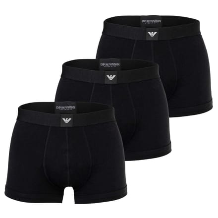 Emporio Armani Boxershorts ESSENTIAL LOGOLABEL Set van 3