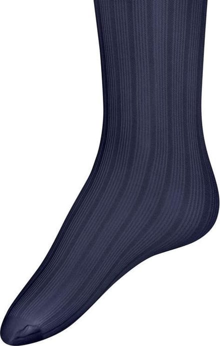 Ribpanty voor kinderen 50 DEN Donkerblauw-134/146