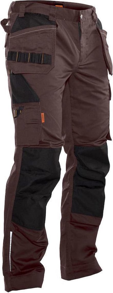 Jobman Practical 2322 Werkbroek Holsterpockets - Mannen - Bruin/Zwart - 44