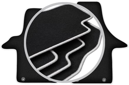 CARLUX-SILVER automatten voor: Volkswagen Transporter T5 Multivan bestelwagen (2005-2015)