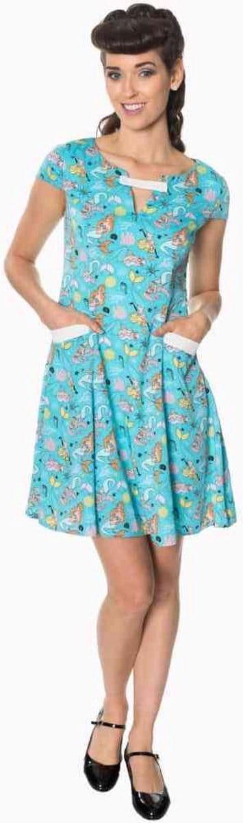 Dancing Days - HERITAGE Korte jurk - S - Blauw