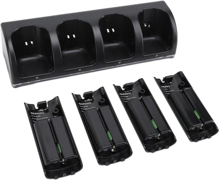 Oplaaddock - Batterijstation - Gaming Controllers - 4-in-1 Laden - 4x 2800mAh - Zwart