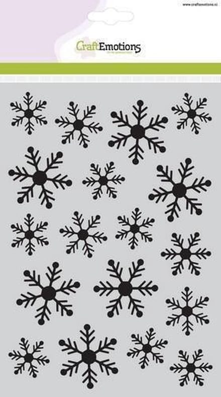 CraftEmotions Mask stencil - Kristallen A5