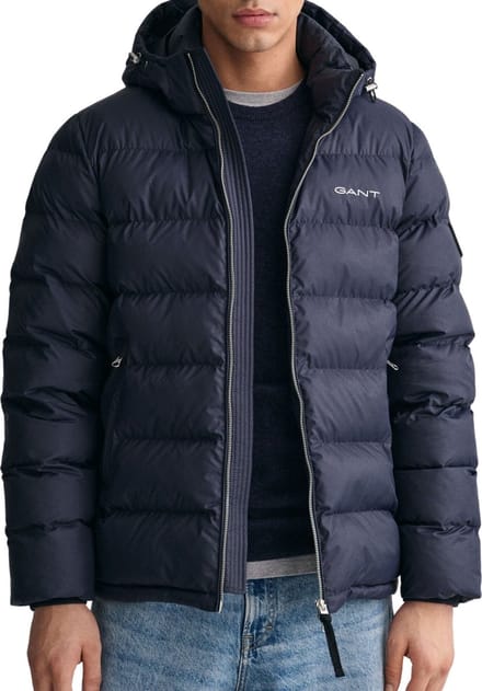 Gant - Jas Active Cloud Evening Blauw - Heren - Maat L - Modern-fit