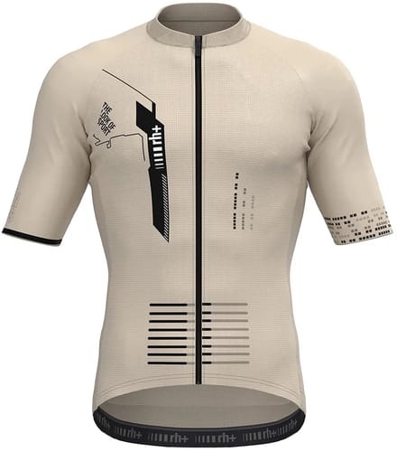 Rh+ Genius Pro Korte Mouw Wielertrui Beige M Man