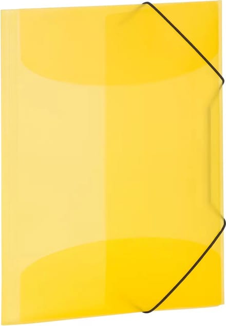HERMA 3-flap folder - for A3 - translucent yellow