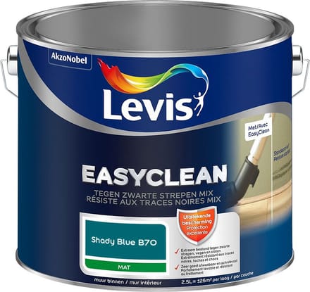 Levis - Easyclean Tegen Zwarte Strepen Mix - Shady Blue B70 - Mengverf - 2,5 L