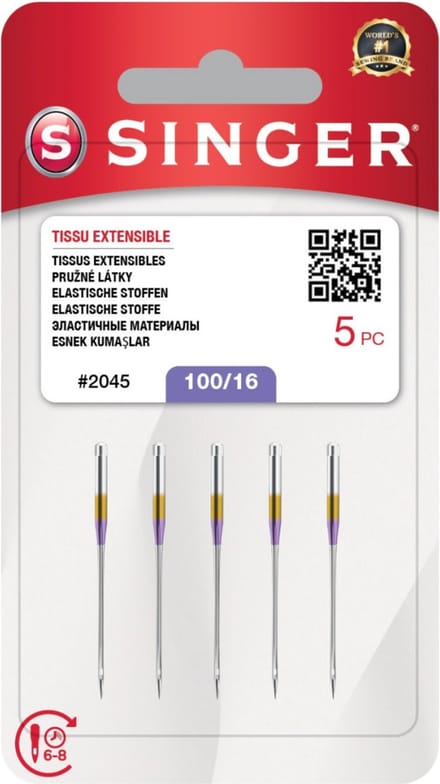 Singer Stretch 2045 100 (5 stuks) Naalden
