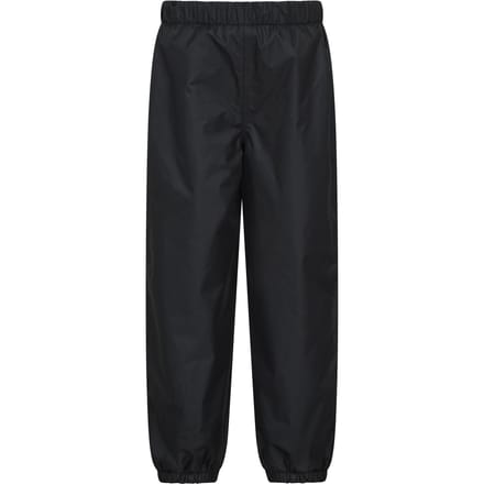 Mountain Warehouse Waterdichte kinder/kinder fleece gevoerde broek (Zwart)