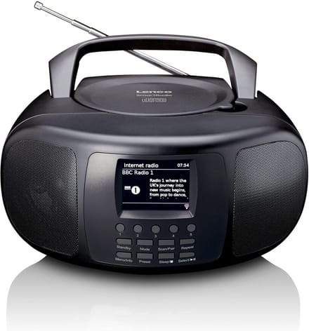 Draagbare Internetradio met DAB+, FM, CD-speler en Bluetooth | WiFi Radio