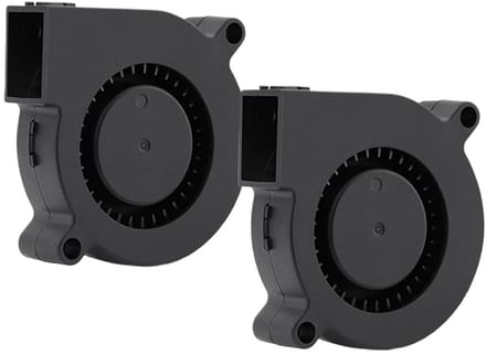 3D Printer Ventilator - Computerkoeler Radiaal - Koeling Componenten - 50mm Compact Ontwerp - 50x50x15mm - Zwart