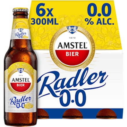 Amstel Bier Amstel Radler Citroen 0.0 Bier - 6 x 300 ml