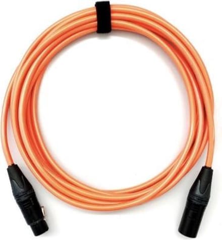 Tasker-Neutrik-XLR-XLR-microfoon-audio-T32MBAG06FBAGOR-Kleur: Fluo Orange-Lengte: 6 meter-Handgemaakt NL