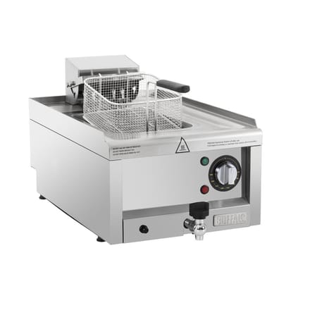 Buffalo 600-Serie elektrische friteuse, 8L
