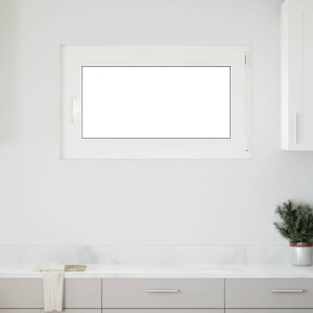 vidaXL - Kleur - binnenkant - kelderraam - Wit - RISOR - 100 - x - 50 - cm
