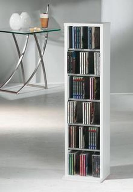 Houten CD DVD-standaard Opbergvak Bevindende plank Boekenplank Decoratieve plank Elementa