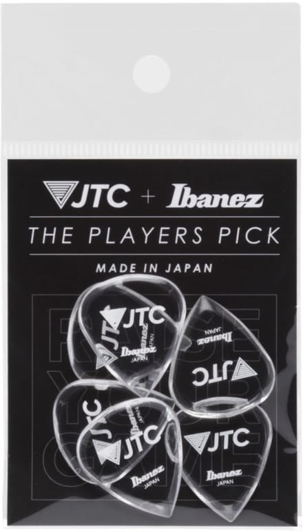 Ibanez PJTC1 Jam Track Central Short Teardrop Guitar Pick 2.5mm (6-Pack) - Plectrum set