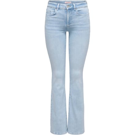 Slim fit bootcut jeans van katoenmix Model 'BLUSH'