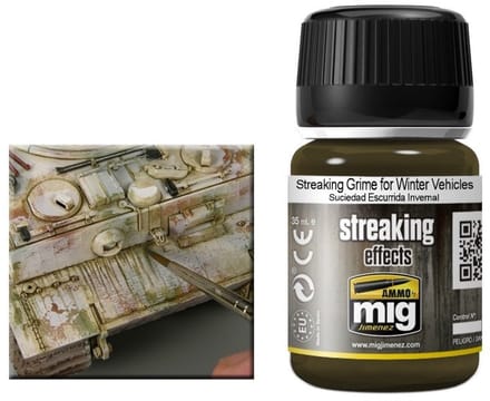 AMMO by Mig Jimenez Modelbouwdecoratie - MIG 1205 Streaking Grime For Winter Vehicles Effecten potje