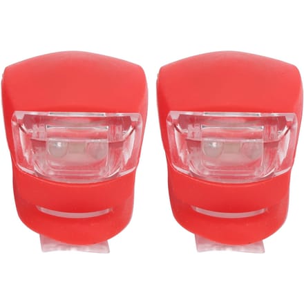 2 stuks 2 LED Fietslicht Achterlicht Kleurrijk Waarschuwingslamp 3 Verlichtingsmodi Hoge Helderheid Waterdicht Red