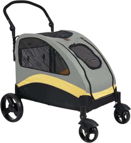 Hondenbuggy - Inklapbaar - Voor middel grote honden - Tot 55KG - All terrain - Comfort