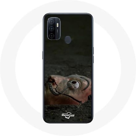 Oppo A53 hoesje La casa de papel Dali-masker