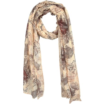 Harry Potter Marauder's Map Dames Doek - meerkleurig - Standard