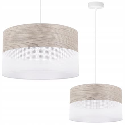 Hanglamp Houtfineer Eiken - Stijlvolle Plafondlamp voor Woonkamer
