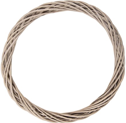 Clayre & Eef Krans Ø 50x5 cm Bruin Rotan