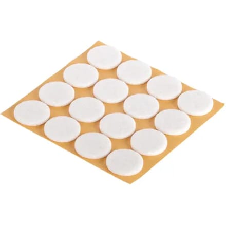 Fix-o-moll Meubelglijder - Zelfklevend - Vilt - Diam. 22mm - Rond - 16 Stuks