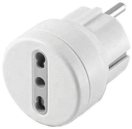 Witte adapter met USB-verbinding en Electralock-vergrendelingssysteem