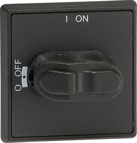 ABB IP54 Zwarte Selectorknop Met Snap On Bevestiging - 1SCA105211R1001