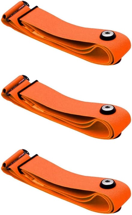 Hartslag Borstband - Sport Sensor - Activiteit Meten - Verstelbare Elastische Band - 3 Stuks - Oranje
