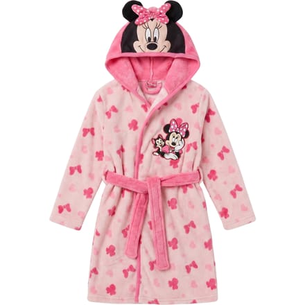 Minnie Mouse Badjas - Maat 98/104 - Polyester - Roze - Badjas kind