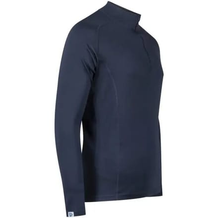 Carl Denig men's 200 Merino Long Sleeves Half Zip (Maat - S, Kleur - Navy)