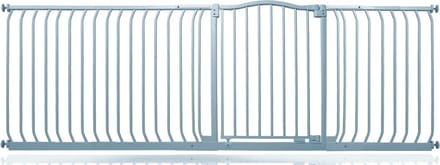 Safetots Klemhekje met Gebogen Bovenkant, 216cm - 225cm, Mat Grijs
