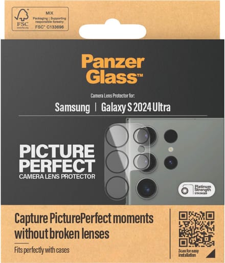 PanzerGlass Picture Perfect geschikt voor Samsung Galaxy S24 Ultra Camera lens protector
