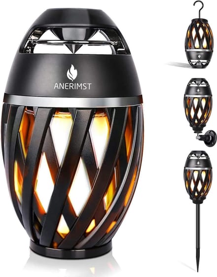 Draadloze Bluetooth-luidspreker voor buiten met vlam effect - perfect voor camping en cadeau