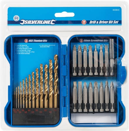 Silverline 29-delige boor- en bit set