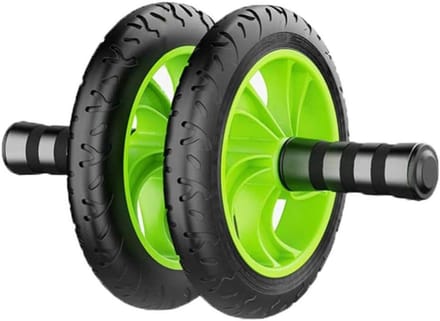 Buikspierwiel - Buikroller Trainer - Core Training - Automatische Rebound - Extra Brede Wielen - Zwart