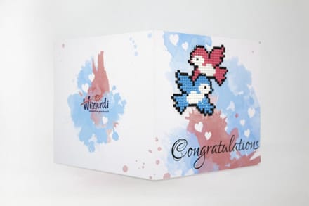 Diamond Painting Congratulations wenskaart