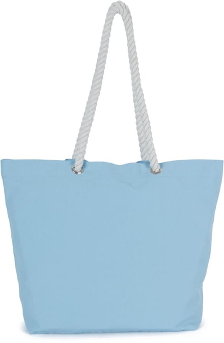 Kimood Totebag in marinestijl KI3209 - Washed Dream Blue - One size